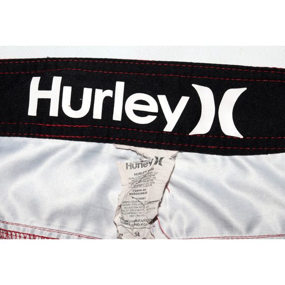 Hurley‎ Men's Board Shorts Swim Trunks Surf Size 34 - Picture 5 of 5